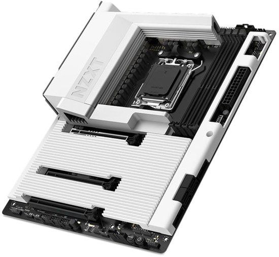 NZXT N7 B850 - Moederbord ATX - Socket AM5 - AMD B850 - DDR5 - Wi-Fi 6E - Bluetooth 5.2 - Wit