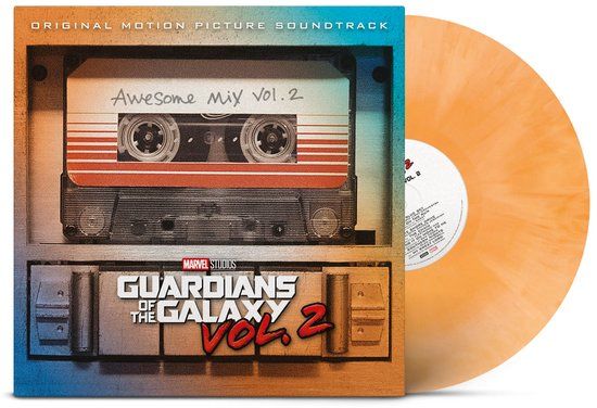 Guardians Of The Galaxy: Awesome Mix Volume 2 (LP) - Orange Galaxy Effect Coloured Vinyl