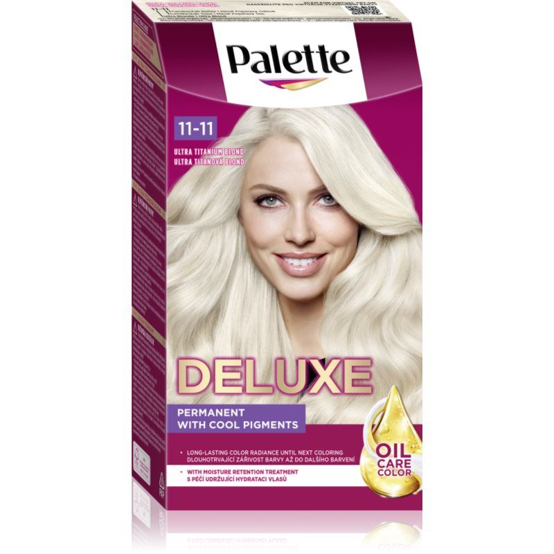 Schwarzkopf Palette Deluxe Oil-Care 11-11 Ultra Titanium Blond Haarverf