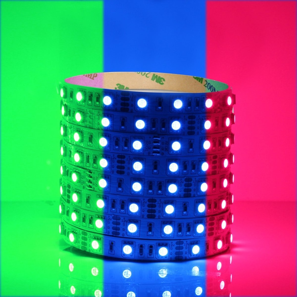 Groenovatie RGB LED Strip, 5 Meter, 14.4 Watt/meter, 5050 LED's