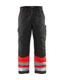 Blåkläder Winterwerkbroek High Vis 1862-1811 - High Vis Rood/Zwart - D92