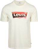 Levi's T-Shirt Graphic Coastal White - Maat S - Heren - Casual T-shirts