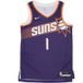 Nike NBA Dri-FIT Swingman Jersey No. 1 Devin Booker Phosun New Orchid