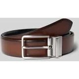 LLOYD Leren Riem Men's Belt 3.5 W110 Multi Bruine Zwart