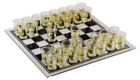 Jeu d'échecs classique avec puces en forme de verre