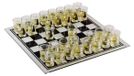 Jeu d'échecs classique avec puces en forme de verre
