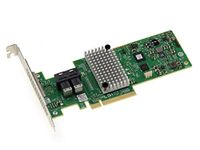 KALEA-INFORMATIQUE PCIe 3.0 SAS 12 GB 8 poorten interne controllerkaart met Raid 0 1 5 10 50 JBOD. Model LSI OEM 9340-8i. Hoog en laag profiel, Ref H3-25499-04002