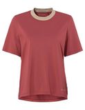Dames VAUDE Women's Loamer Shirt, fietskleding, Dames, Fietsshirt, brick, Korte mouw, XL
