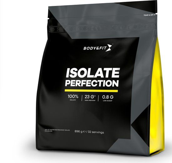 Body & Fit Isolaat Perfection - Whey Protein - Cookies & Cream Sensation 896 g (32 shakes)