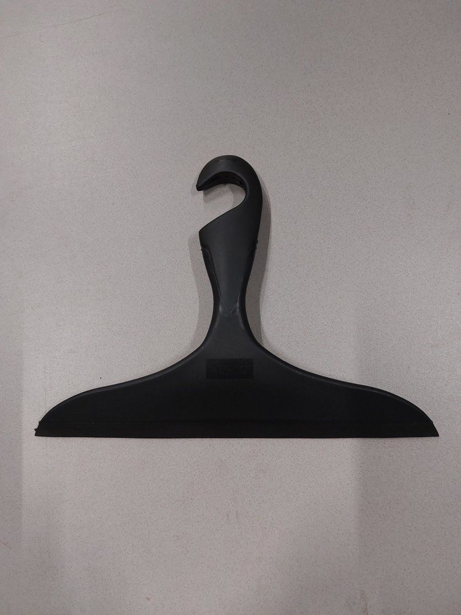 WENKO Raamwisser zwart - kunststof