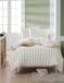 Nuit Des Rêves Beige XL dekbedovertrek set (155 x 200 cm), 70% katoen/30% polyester, inclusief 1 kussensloop (80 x 80 cm), machinewasbaar, elegante knoopsluiting