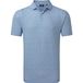FootJoy Polo Geometrische Lisle, bleu clair/blanc