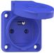 PC Electric 104-0bs Prise de terre IP54 Bleu