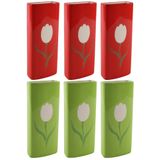 Set évaporateurs d'eau de radiateur 6x pièces - porcelaine - 20 x 8 cm