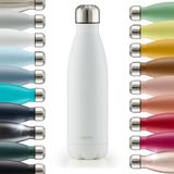 Blumtal Thermosfles - Met dubbele wand - Thermosbeker Koffie, Thee en Koele dranken - Travel Mug - 1000ml - Wit