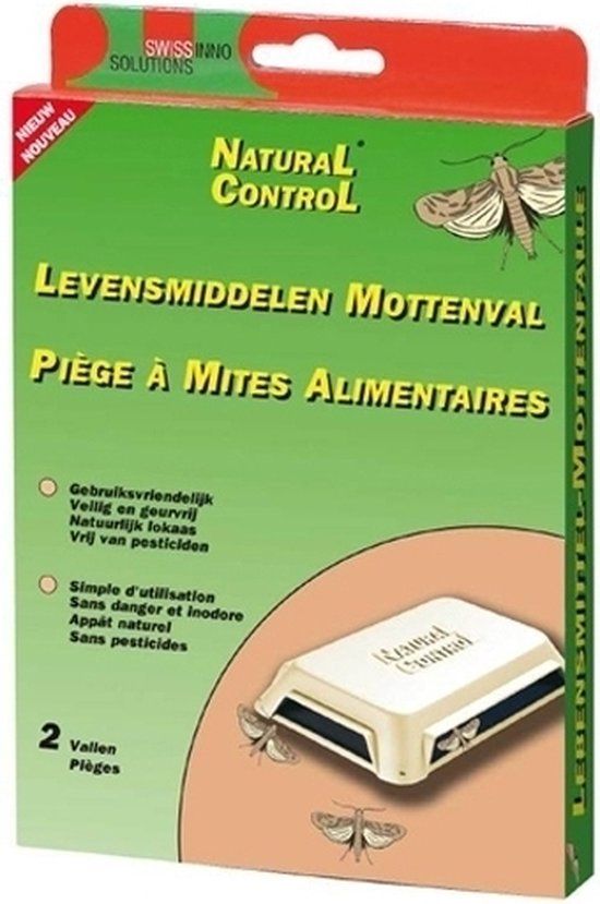 Natural Control Levensmiddelen Mottenval - Groen - 2 stuks