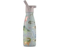 Cool Bottles - Dinos Planet - 260ml - Roestvrij Staal - Licht Blauw/Groen/Blauw
