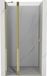 Mexen Mist porte battante pour douche 110 cm, transparent, or