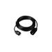 Müller plastic 904043 verlenging met kunststof kabel H05VV-F 3 m zwart