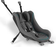 Qeridoo Babyzitje voor Kinderfietskarren - Donkergrijs - Voorzitje - 0-12 kg - 1-12 maanden