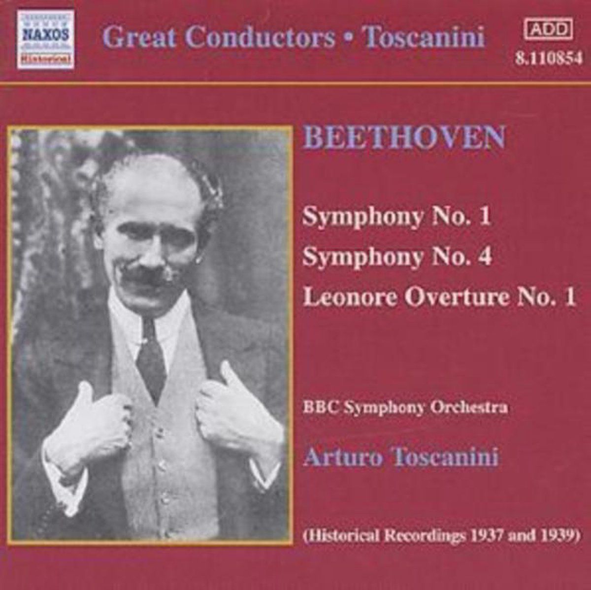 OUTHERE Ludwig Van Beethoven: Sinfonie Nr 1 Opus 21 Nr 4 Opus 60 - Leonore