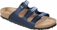 Birkenstock Florida BF WB Narrow Dames Slippers - Blue - Maat 39