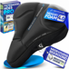 Nextcover Fietszadelhoes CoverPro met [ComfortGel 3.0] - Ergonomische gel fietszadelhoes - Gevoerde zadelhoes | Fietszadelmat voor dames en heren (City Extra Wide)