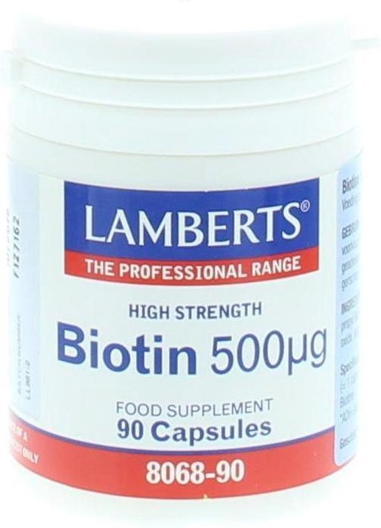 Lamberts Vitamine B8 500 mcg biotine 90VC