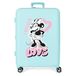 Disney Minnie Heart koffer, middelgroot, turquoise, 48 x 70 x 26 cm, harde ABS-kunststof, geïntegreerde TSA-sluiting, 88 l, 3,98 kg, 4 dubbele wielen, Blauw, Eén maat, Middelgrote koffer