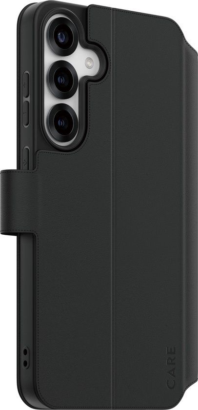 PanzerGlass CARE™ by ® Wallet Case w. Kickstand Samsung Galaxy S25+ Hoes Zwart