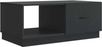 vidaXL Salontafel Zwart 90 x 50 x 37 cm Bewerkt hout