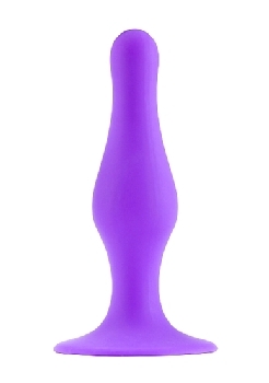 Shots Toys Butt Plug with Suction Cup - Purple - Large