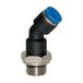 RIEGLER 109230-167.014-6 Steekschroefverbinding 45° "Blauwe serie", draaibaar, G 1/4 buiten, Ø 6 mm, 1 stuk