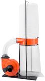 VEVOR Stofafzuigsysteem, 2038,8 M³/U 2,5 Micron Spaanafzuigsysteem, 2,0 HP Zaagselafzuigsysteem met 132,5 L Stofzak en 159 L Filterzak, Stofafzuiger voor Houtbewerking