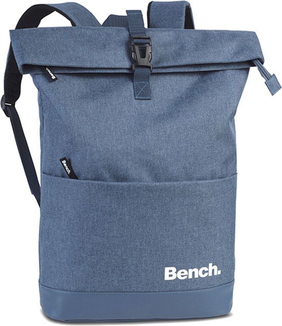 Bench. Rugzak met laptopvak Rucksack Denim Blauw