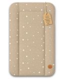 Totsy baby ASE Spolka Akcyjna Verschoonmat Waterdicht Afwasbaar Baby 70x50 cm Beige met witte sterren