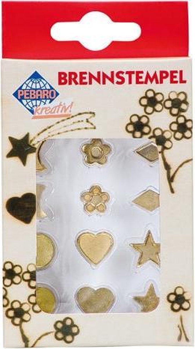 Pebaro Brandstempel set, 12-delig