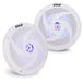 Pyle Marine Luidsprekers - 2-Weg Waterdichte Speakers- Weerbestendige Buitenluidsprekers- Luidsprekers voor Boten- Audio Stereo Geluidssysteem met LED-Verlichting- 180 Watt - 1 Paar