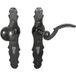 Lienbacher antique forged iron door hardware interchangeable trim PZ 92 mm BERN long plate trim, PZ 92 right