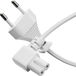sonero Netsnoer X-ESG-C7W-030W, Europastekker, recht, wit, 3m