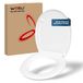 Toiletbril Toiletzitting - Softclose - Duroplast - Bovenmontage - Wit