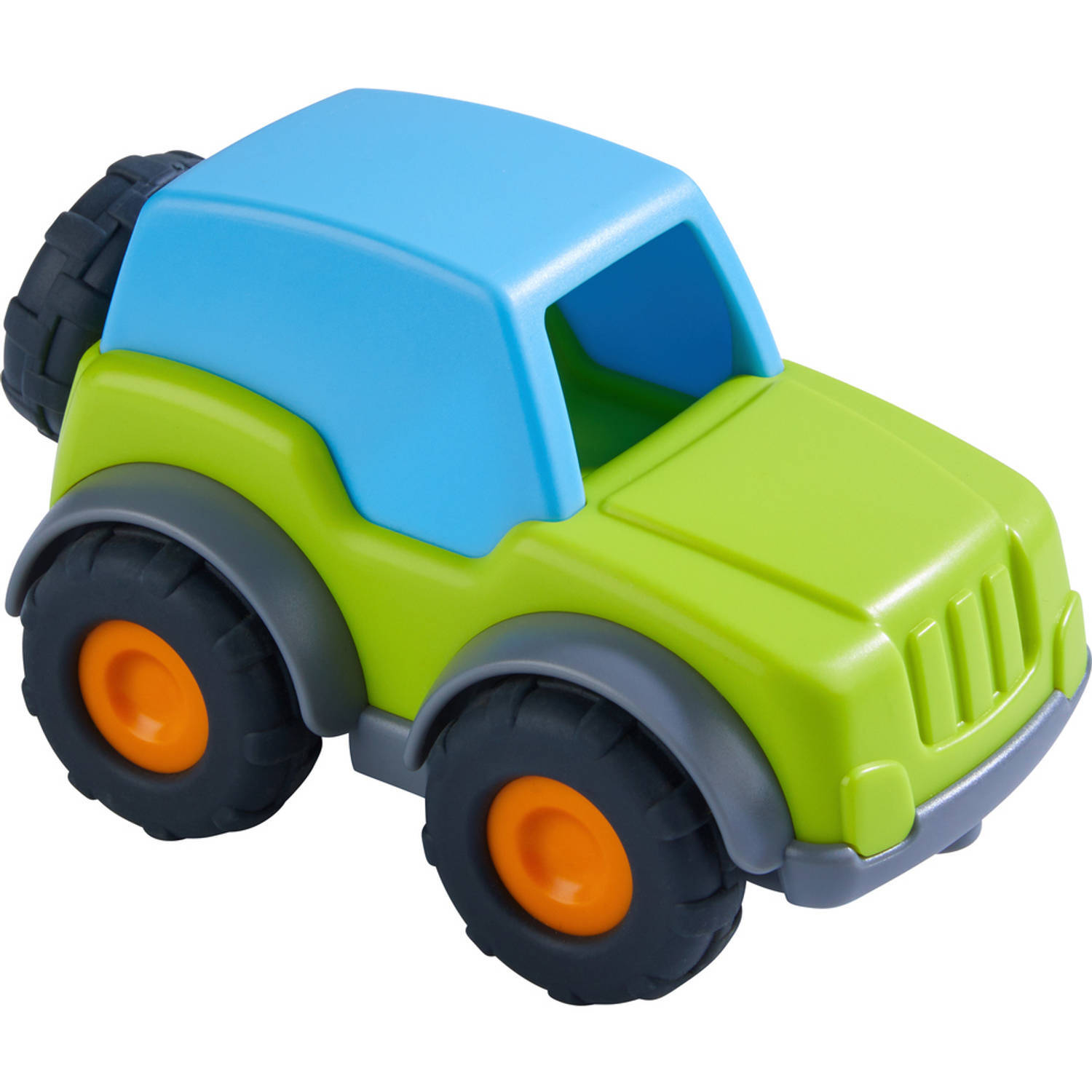 Haba Terreinwagen Jongens 13 X 8 Cm Groen/blauw