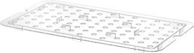 HENDI Geperforeerde roosters – GN 1/1 – Polycarbonaat – Transparant – 467x263 mm