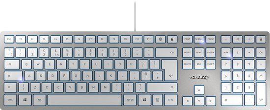 CHERRY KC 6000 Slim - QWERTY - UK - Silver
