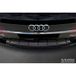 Zwart Avisa Zwart RVS Achterbumperprotector compatibel met Audi A6 (C8) Avant incl. S-Line 2023- 'STRONG EDITION'