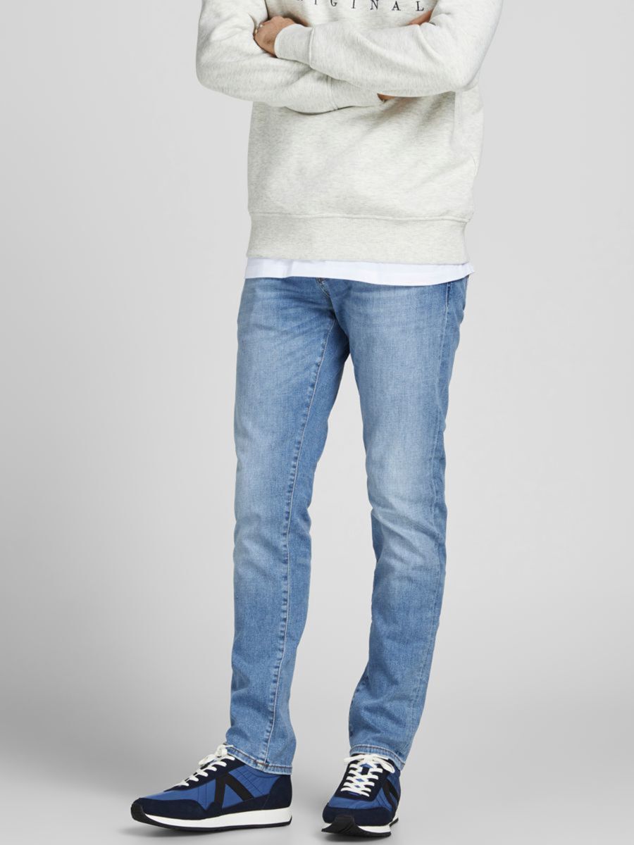 JACK & JONES Glenn Icon Loose Fit Jeans - Denim Blue - Size 28/32