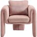Vente-unique Fauteuil en tissu rose JOLIPIA