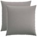 vidaXL Kussensloop HEERLEN Wolkgrijs 70 x 70 cm (2 stuks)