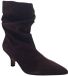 Angel Alarcon Lisette Suède Afzak Enkellaars Kitten Heel Bordeaux