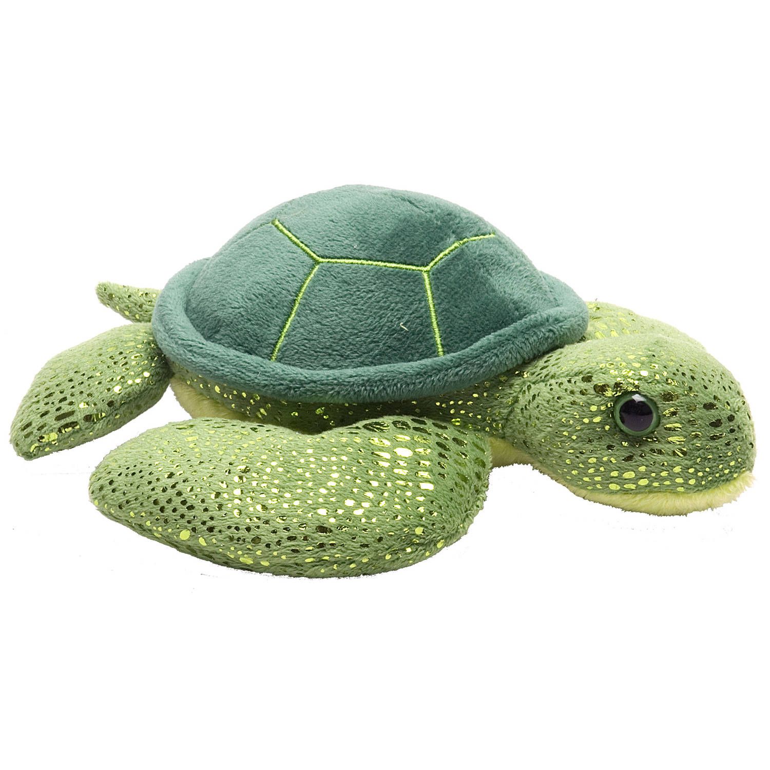 Wild Republic Knuffel Zeeschildpad Junior 18 cm - Groen